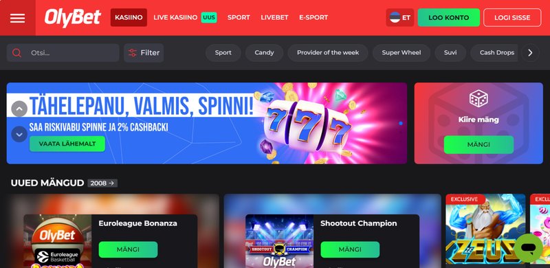 Kas OlyBet Kasiino On Parim Valik Eesti Mängijatele?